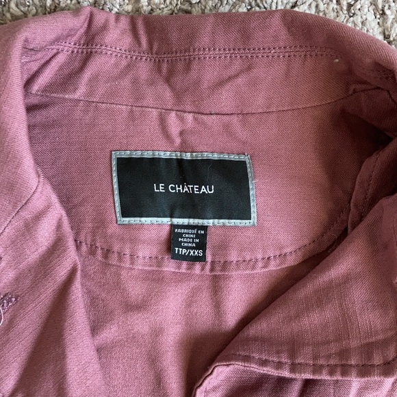 Dusty pink utility jacket - Picture 2 of 5